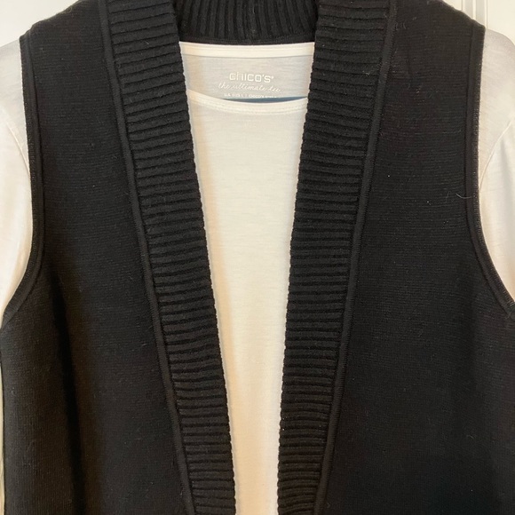 Black Chicos Sweater vest - Picture 2 of 3